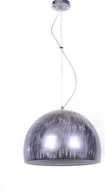 Lampy sufitowe - Lumina Deco Deco LAMPA WISZĄCA SREBRNA BRIO - miniaturka - grafika 1