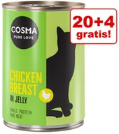 Mokra karma dla kotów - Cosma Pakiet Original, 12 x 400 g - Łosoś - miniaturka - grafika 1