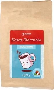 KruKam Kawa ziarnista Brazylia Cerrado kokosowa 250g - Kawa - miniaturka - grafika 1