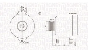 MAGNETI MARELLI Alternator 063731157010 063731157010 - Alternatory - miniaturka - grafika 1