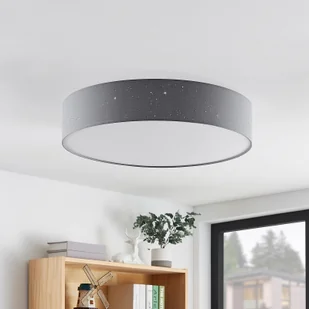 Lindby Ellamina lampa sufitowa LED 60cm jasnoszara - Lampy sufitowe - miniaturka - grafika 3