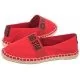 Trampki damskie - Big Star Espadryle Czerwone HH274476 (BI318-a) - miniaturka - grafika 1