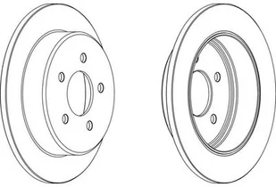 FERODO (FEDERAL-MOGUL)) (FEDERAL-MOGUL)) DDF1378 DDF1378 - Tarcze hamulcowe - miniaturka - grafika 1