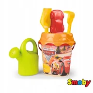 Zabawki do piasku - SMOBY Wiaderko z akcesoriami Cars Auta 16 cm - miniaturka - grafika 1