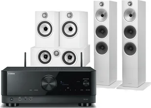 Kino domowe Yamaha RX-V4A + 603 S2 AE + 607 S2 AE + HTM6 S2 AE biały - Kino domowe - miniaturka - grafika 1