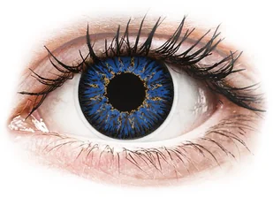 Maxvue Vision ColourVue Glamour Blue korekcyjne 2 szt. - Soczewki kontaktowe - miniaturka - grafika 1