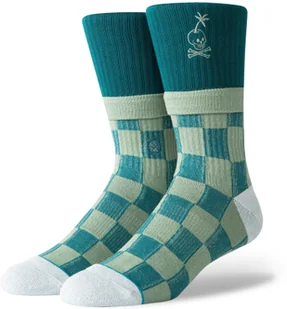 STANCE skarpetki STANCE STACKED PALM Green - Bielizna sportowa męska - miniaturka - grafika 1