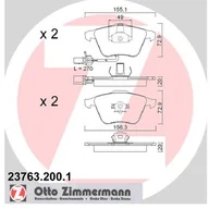 Klocki hamulcowe - ZIMMERMANN Klocki hamulcowe - komplet 23763.200.1 - miniaturka - grafika 1