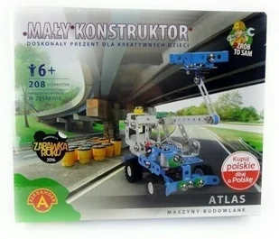 Mały konstruktor Maszyny budowlane - Atlas Alex - Zabawki konstrukcyjne - miniaturka - grafika 1