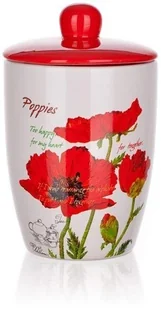 Banquet Red Poppy pojemnik z wieczkiem 600 ml - Pojemniki kuchenne - miniaturka - grafika 1