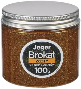 Jeger Brokat do farb i lakierów 100 g złoty - Farby olejne i specjalne - miniaturka - grafika 1