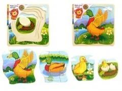 Brimarex drewno Drewniana ukł. kaczka 1569639 - Układanki dla dzieci - miniaturka - grafika 4