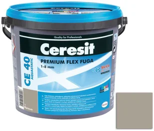 Ceresit Fuga cementowa WODOODPORNA CE40 jasno szary 5 kg - Fugi - miniaturka - grafika 1