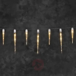 Konstsmide Łańcuch świetlny LED Sople, zewnętrzny - Lampy ogrodowe - miniaturka - grafika 1