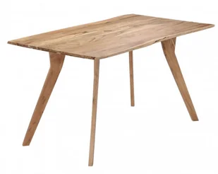 Elior Stół drewniany Notimo 2X  br$499zowy - Stoły - miniaturka - grafika 1