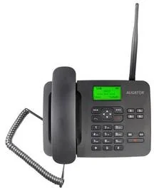 Telefon domowy Aligator T100 stolní) AT100B) Czarny - Telefony stacjonarne - miniaturka - grafika 1