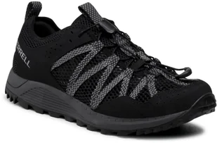 Merrell Trekkingi Wildwood Aerosport J036109 Black - Buty trekkingowe męskie - miniaturka - grafika 1